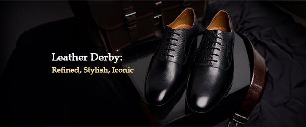 Leather Derby Shoes: The perfect example of comfort and durability