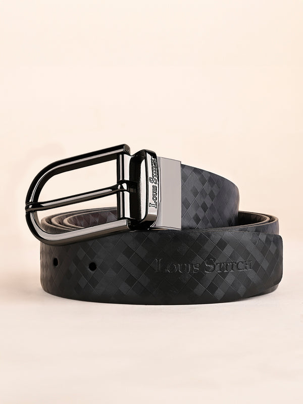 Handcrafted Spanish Leather Reversible Belt For Men