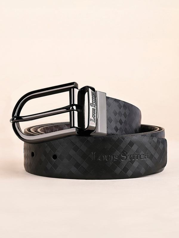 Handcrafted Spanish Leather Reversible Belt For Men