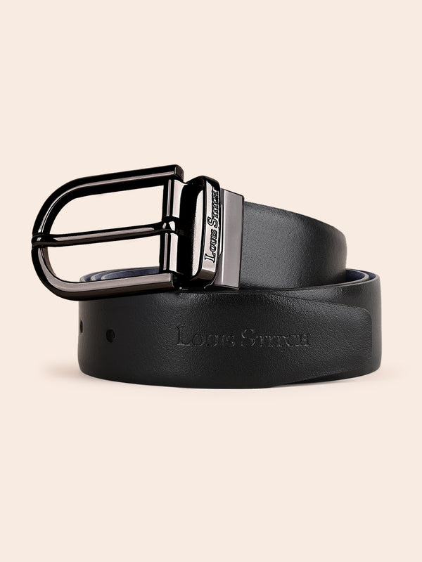 Handcrafted Spanish Leather Reversible Belt For Men