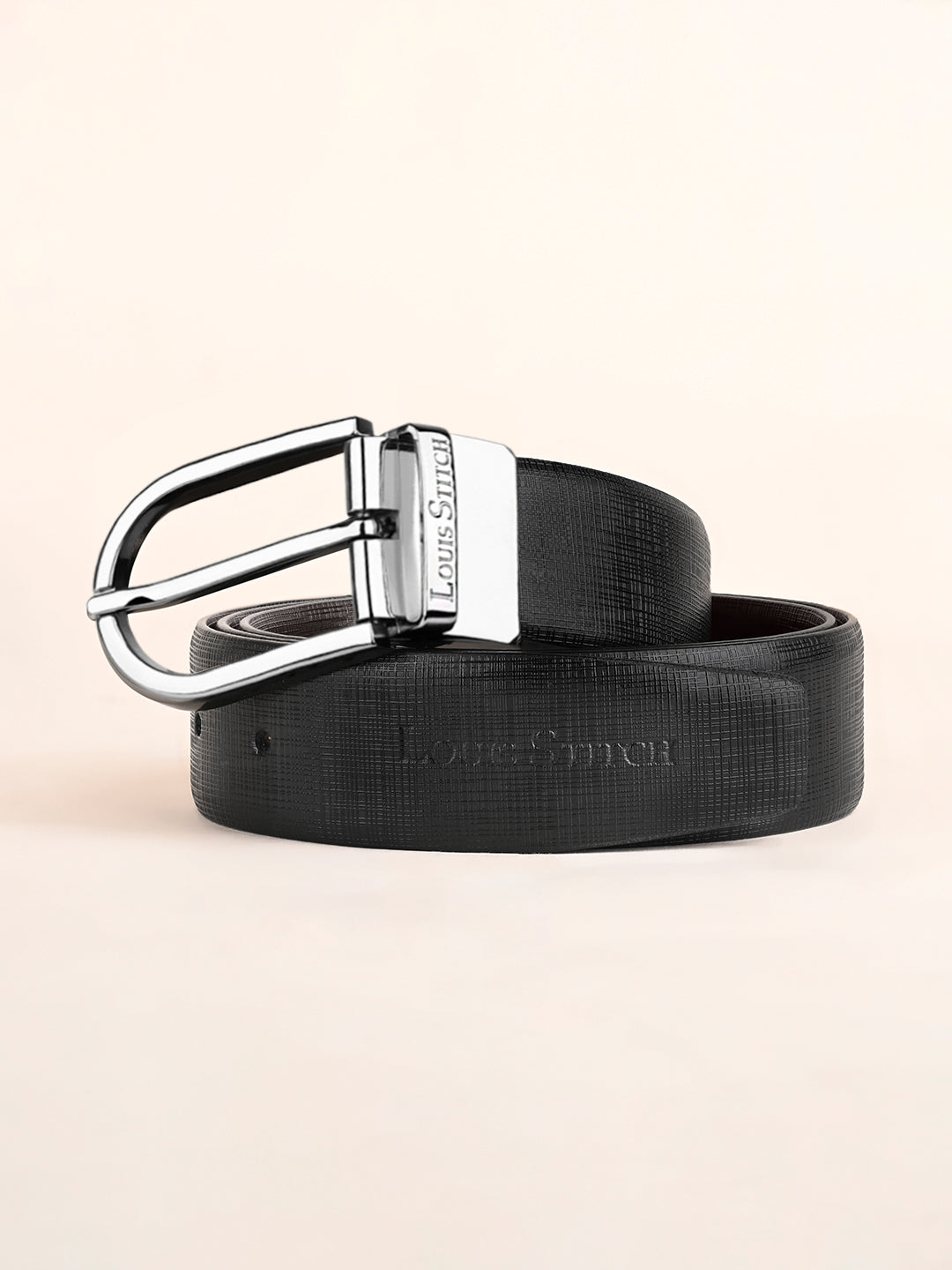 Handcrafted Spanish Leather Reversible Belt For Men