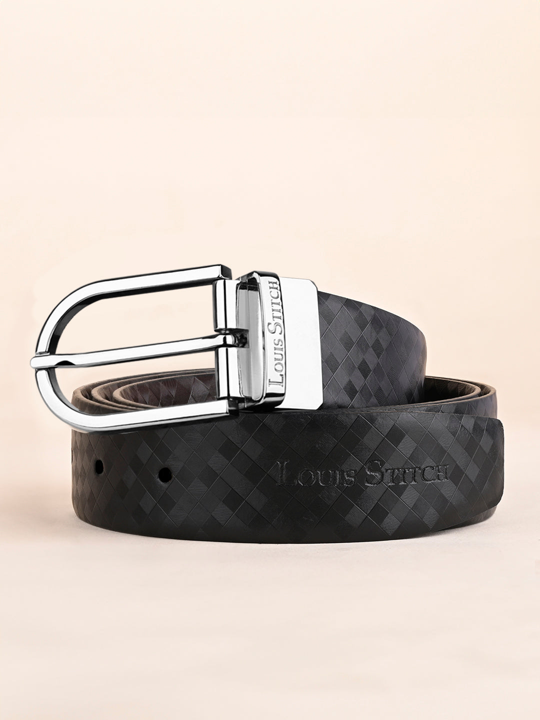 Handcrafted Spanish Leather Reversible Belt For Men