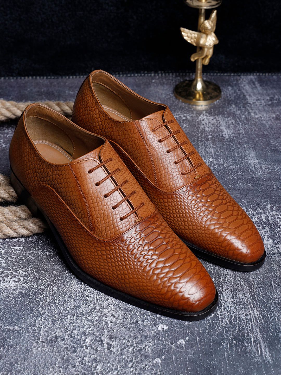 Handmade Premium Italian Leather Derby Shoes