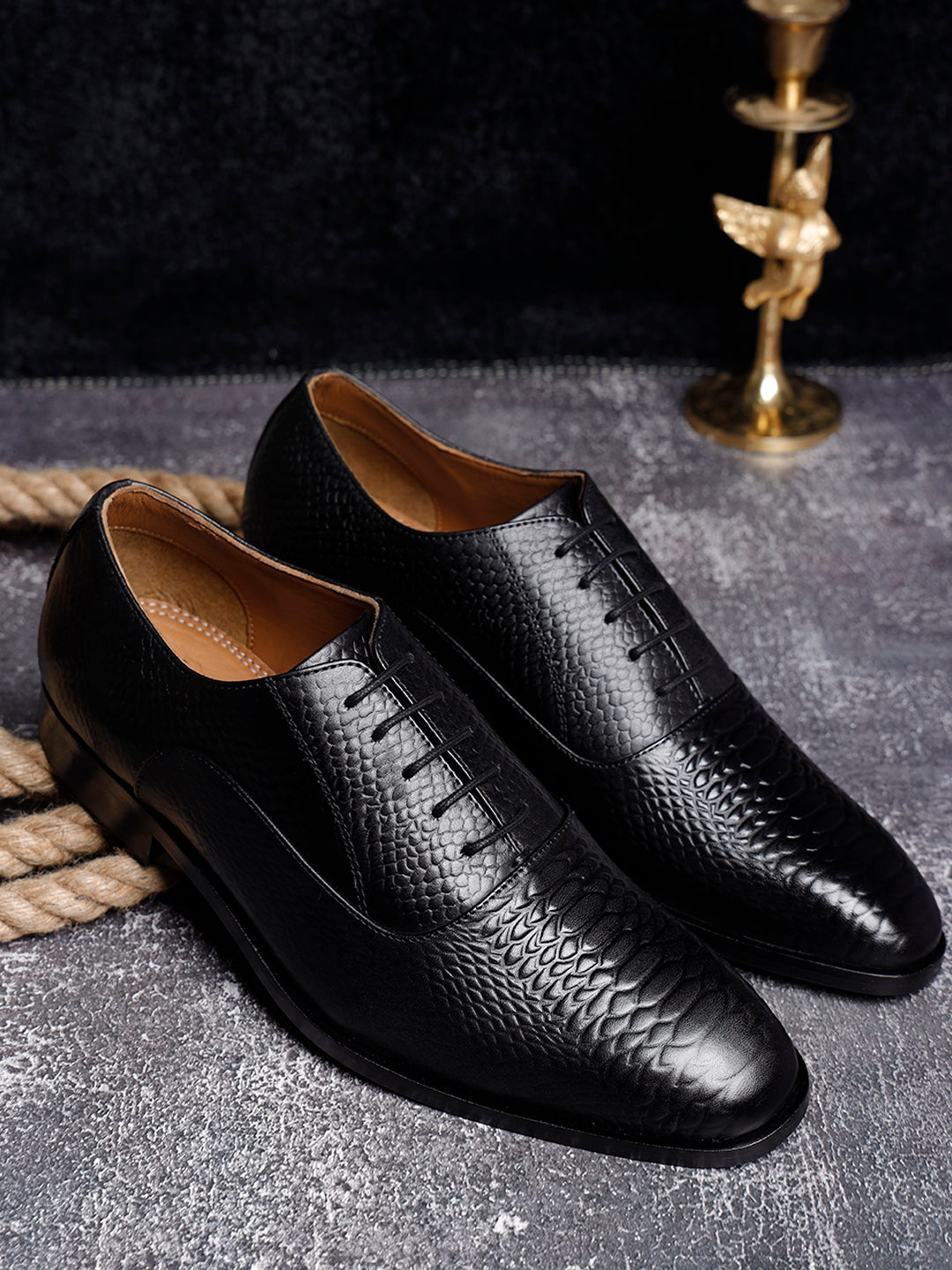 Handmade Premium Italian Leather Derby Shoes