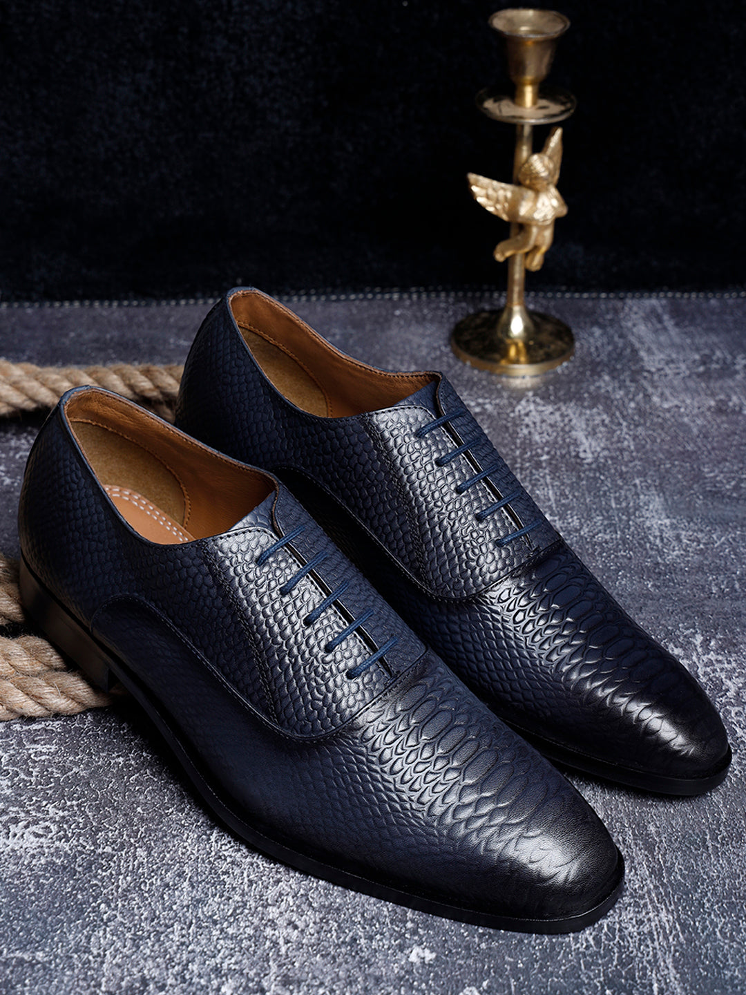 Handmade Premium Italian Leather Derby Shoes