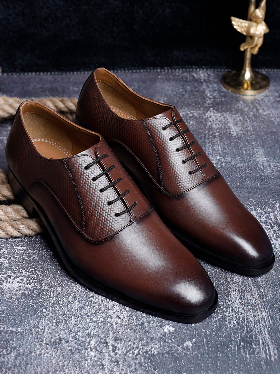 Handmade Premium Italian Leather Derby Shoes