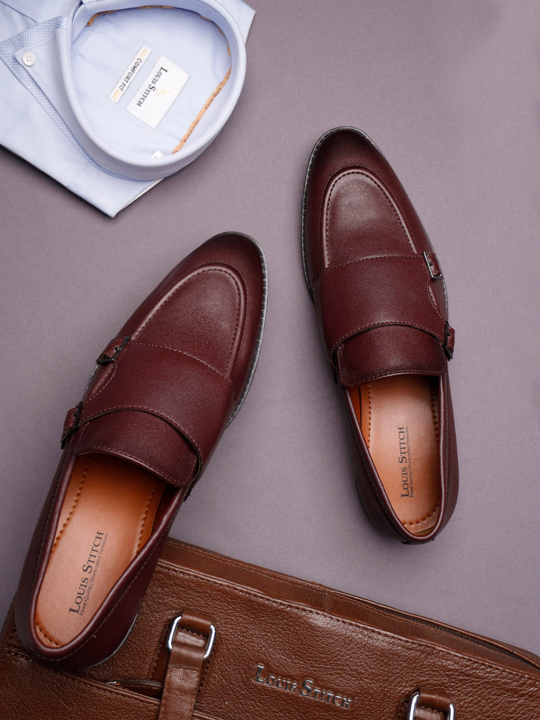 Men's Rosewood Slipon Style Comfortable Monks