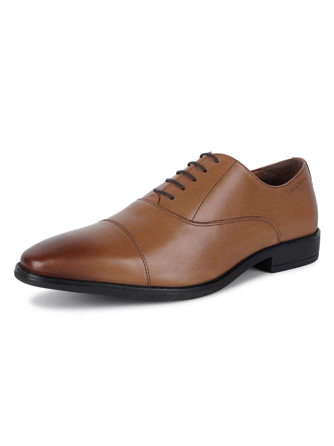 Egyptian Crust Leather Derby British Tan Shoes for Men