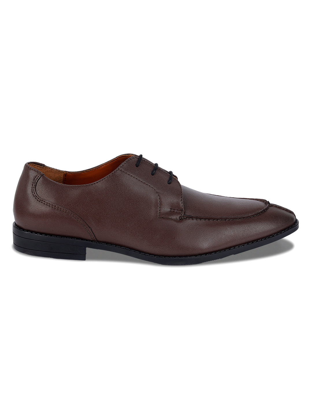 Brunette Brown Derby Laceups for Men