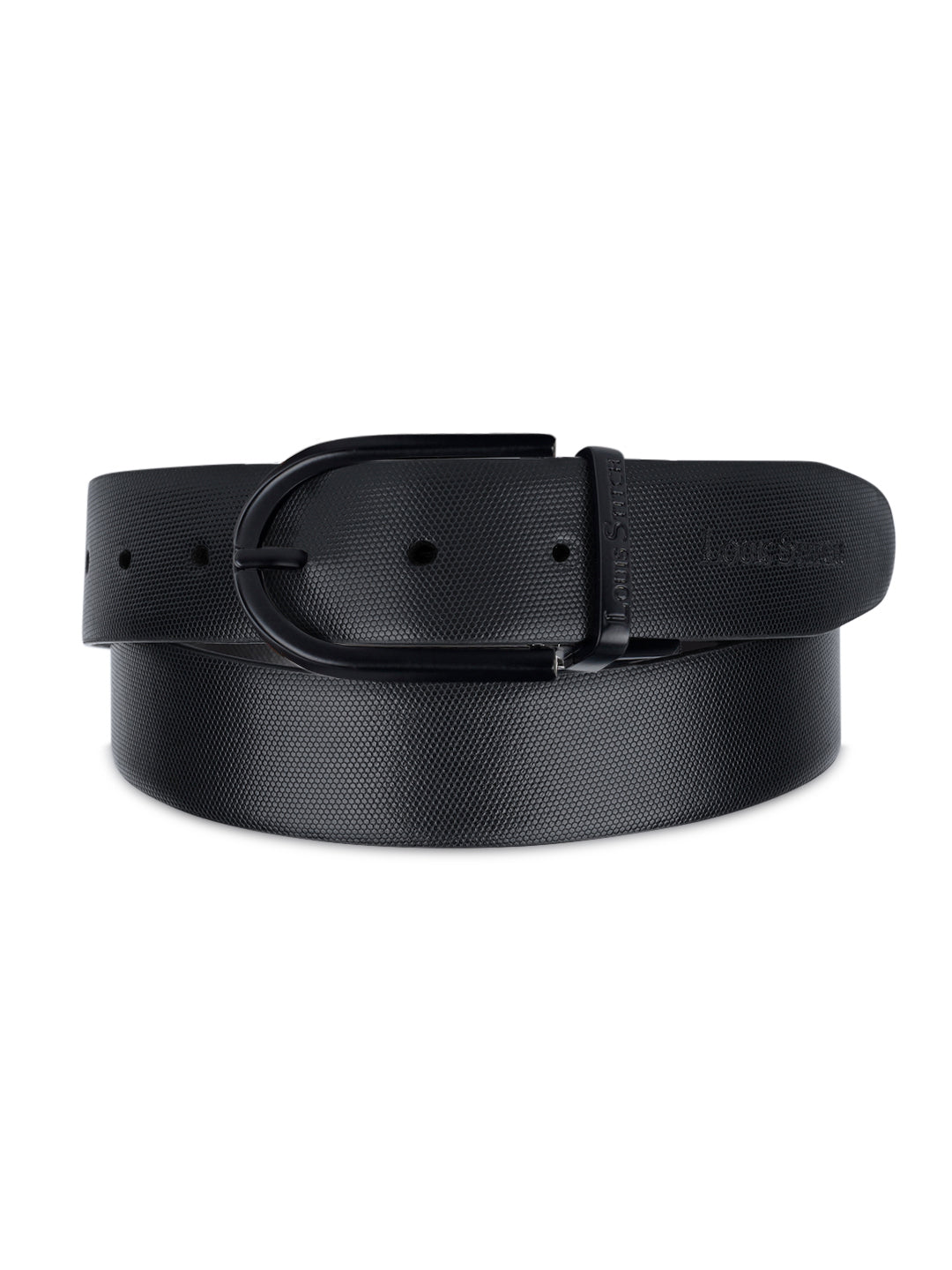 Men's Black & Brown Formal Italian Leather Reversible Belt For Men