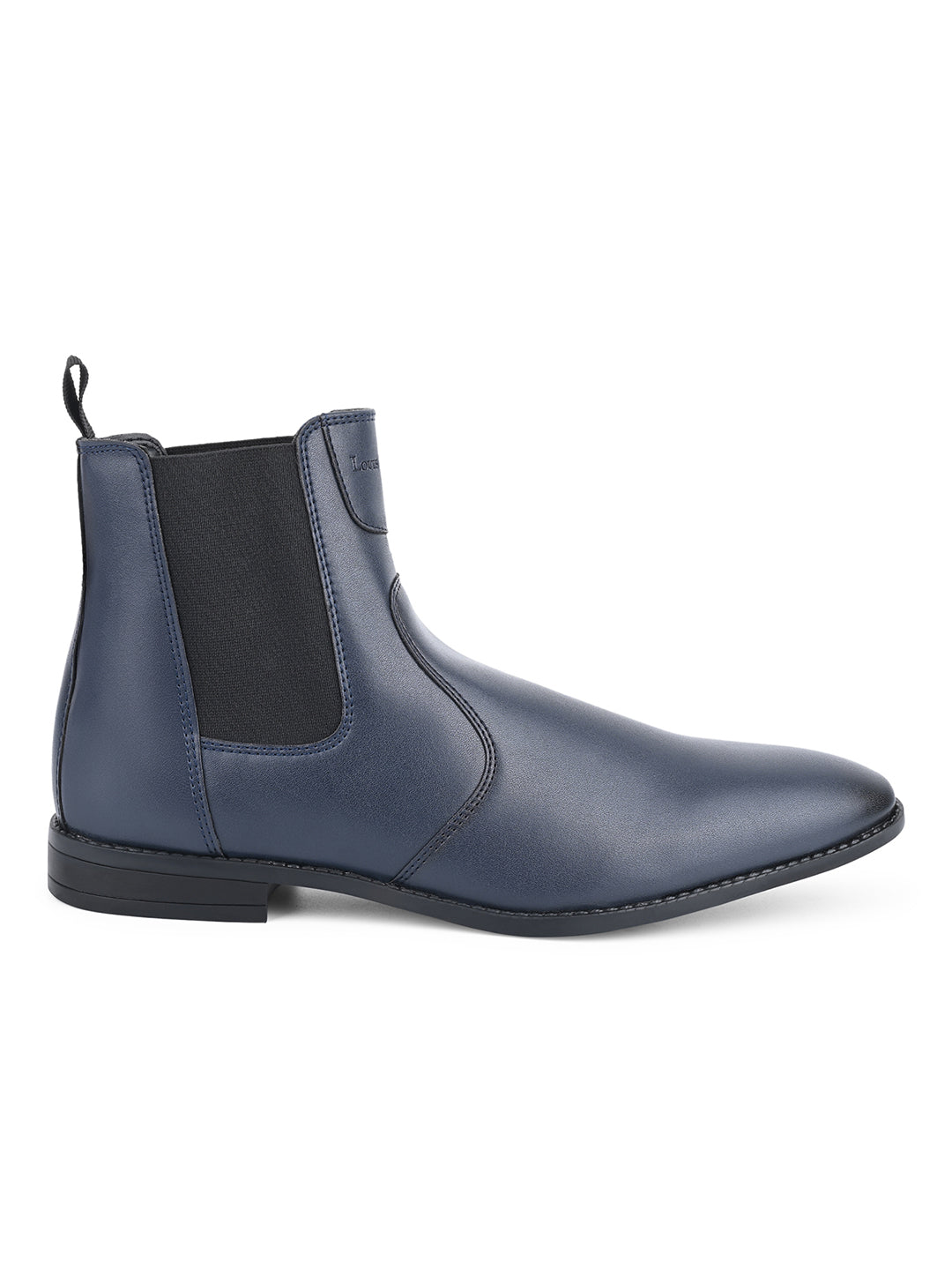 Federal Blue Dual Tone Handcrafted Chelsea Boots for Men