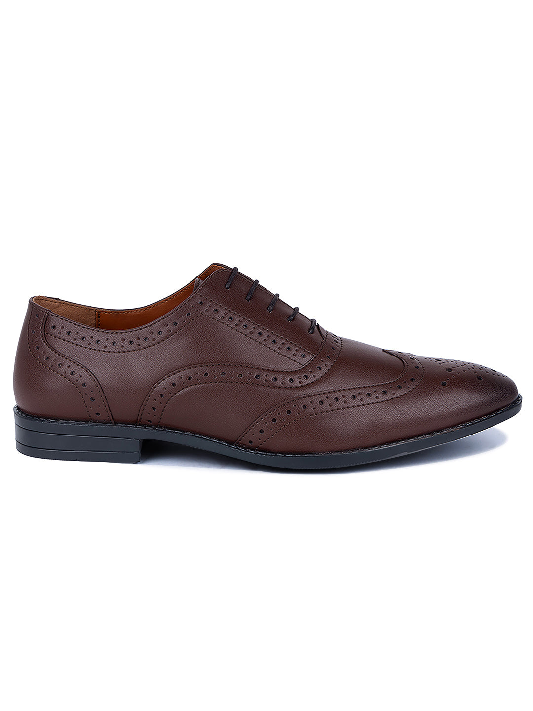 Men's Wingtip Brogue Style Comfortable Formal Lace Up Shoes