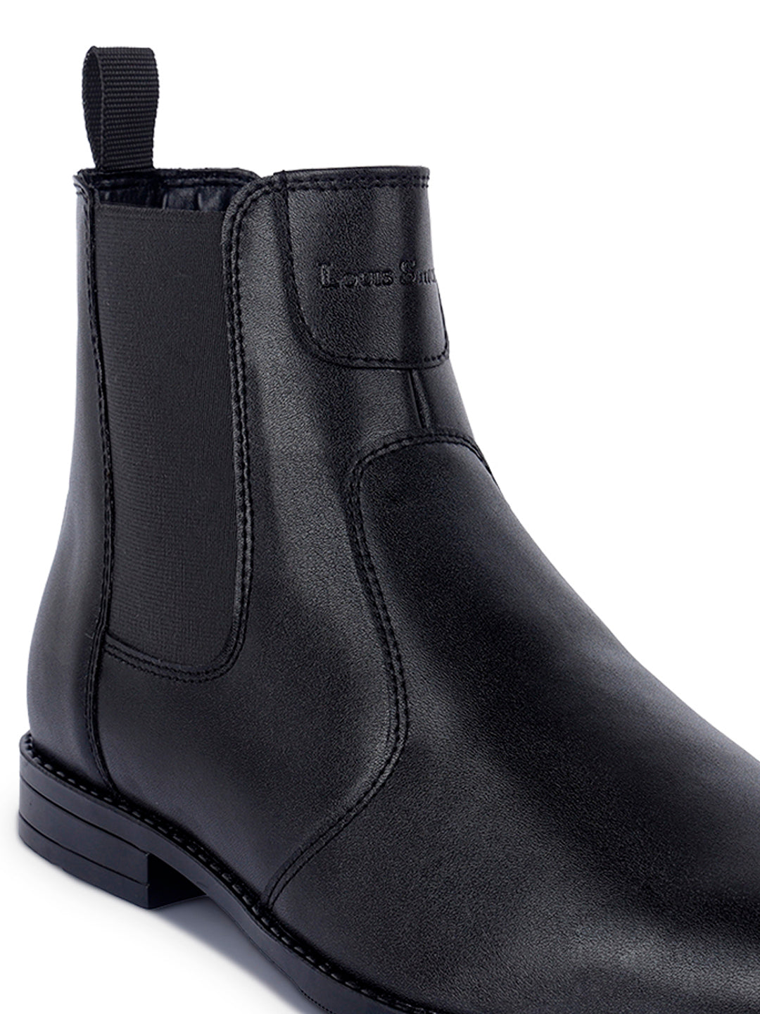 Obsidian Black Dual Tone Handcrafted Chelsea Boots for Men