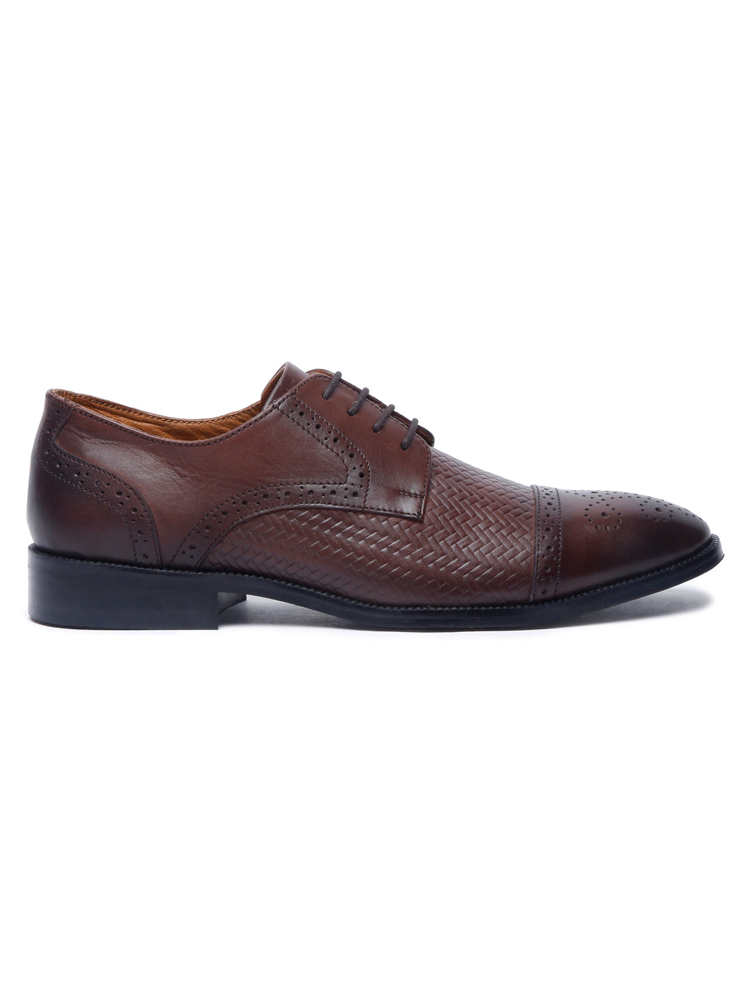 Handmade Premium Italian Leather Weaved Oxfords