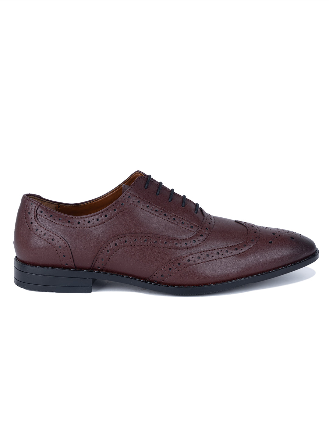 Men's Wingtip Brogue Style Comfortable Formal Lace Up Shoes