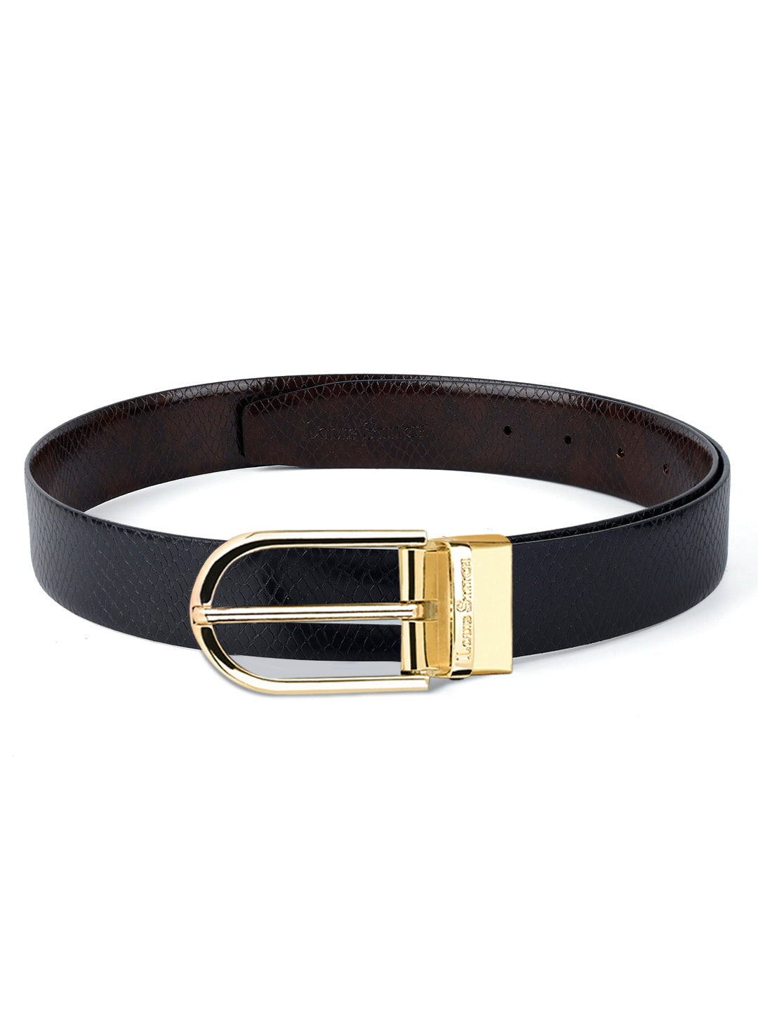 Handcrafted Spanish Leather Reversible Belt For Men