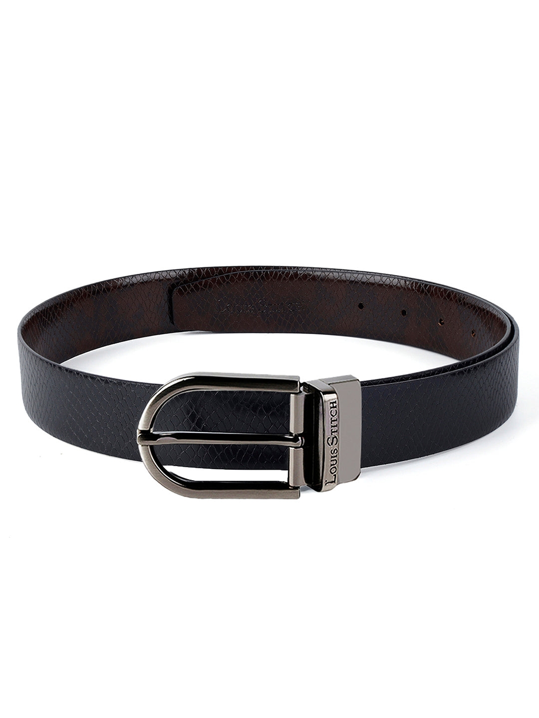 Handcrafted Spanish Leather Reversible Belt For Men