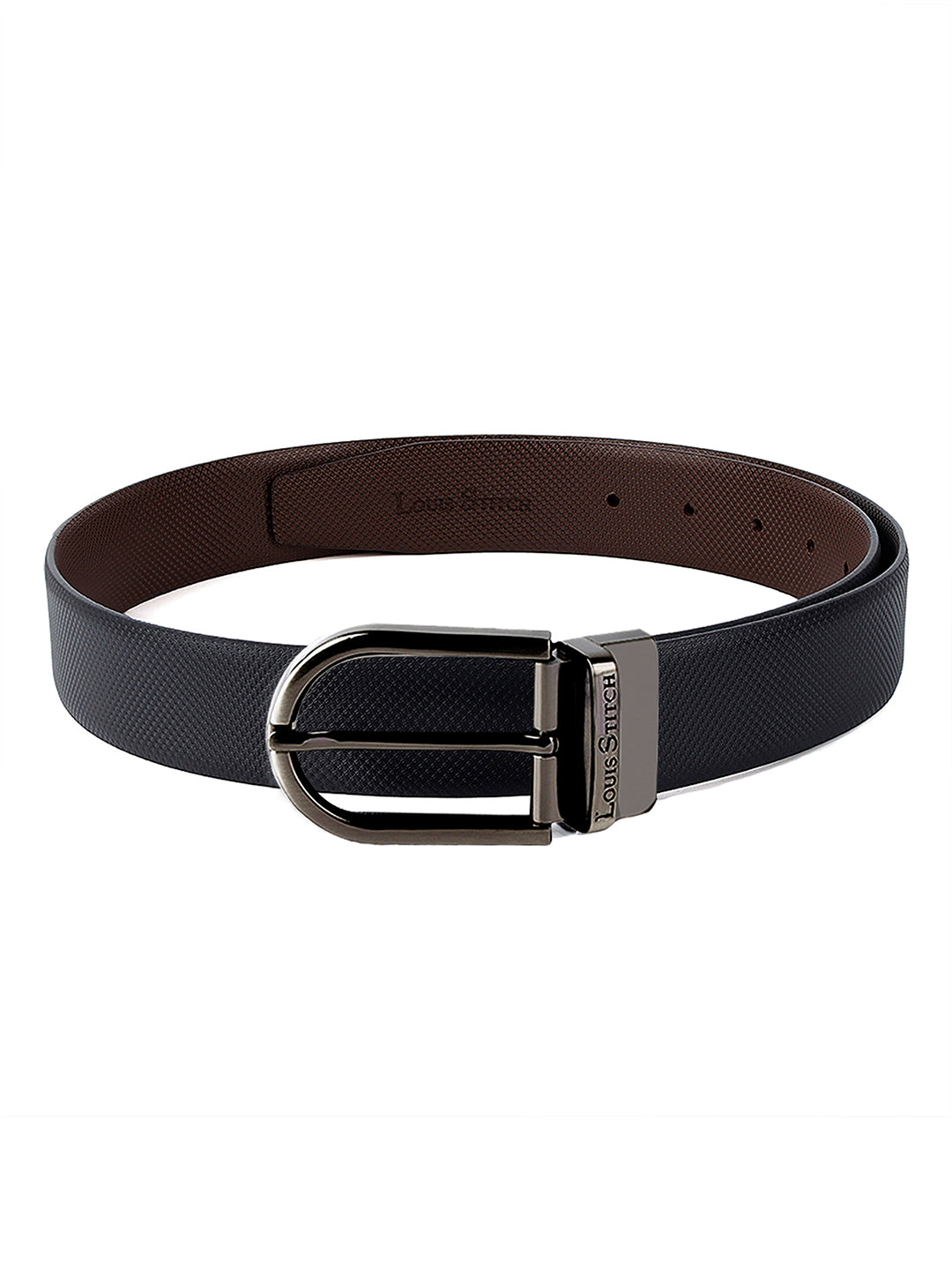 Handcrafted Spanish Leather Reversible Belt For Men