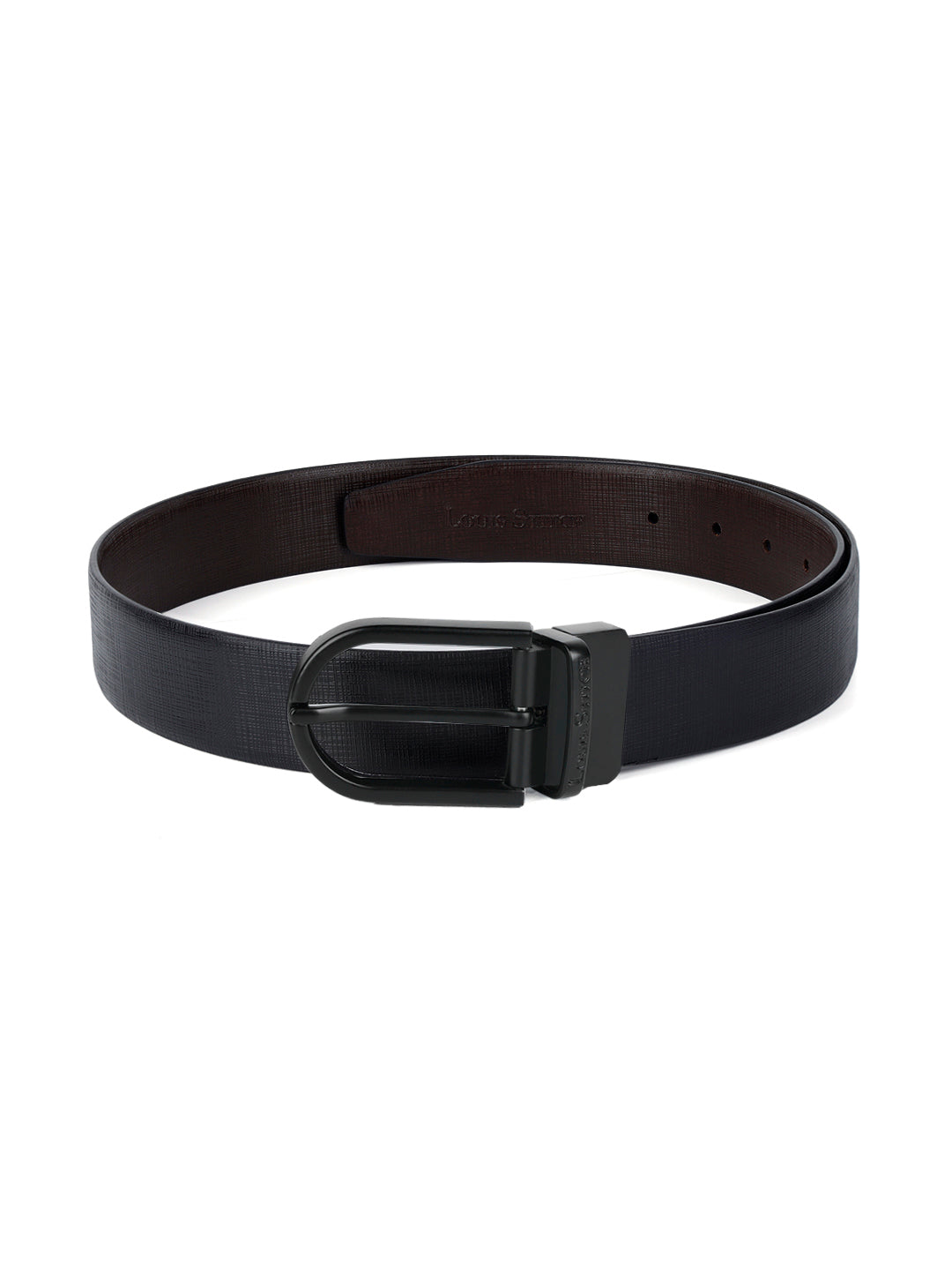 Handcrafted Spanish Leather Reversible Belt For Men