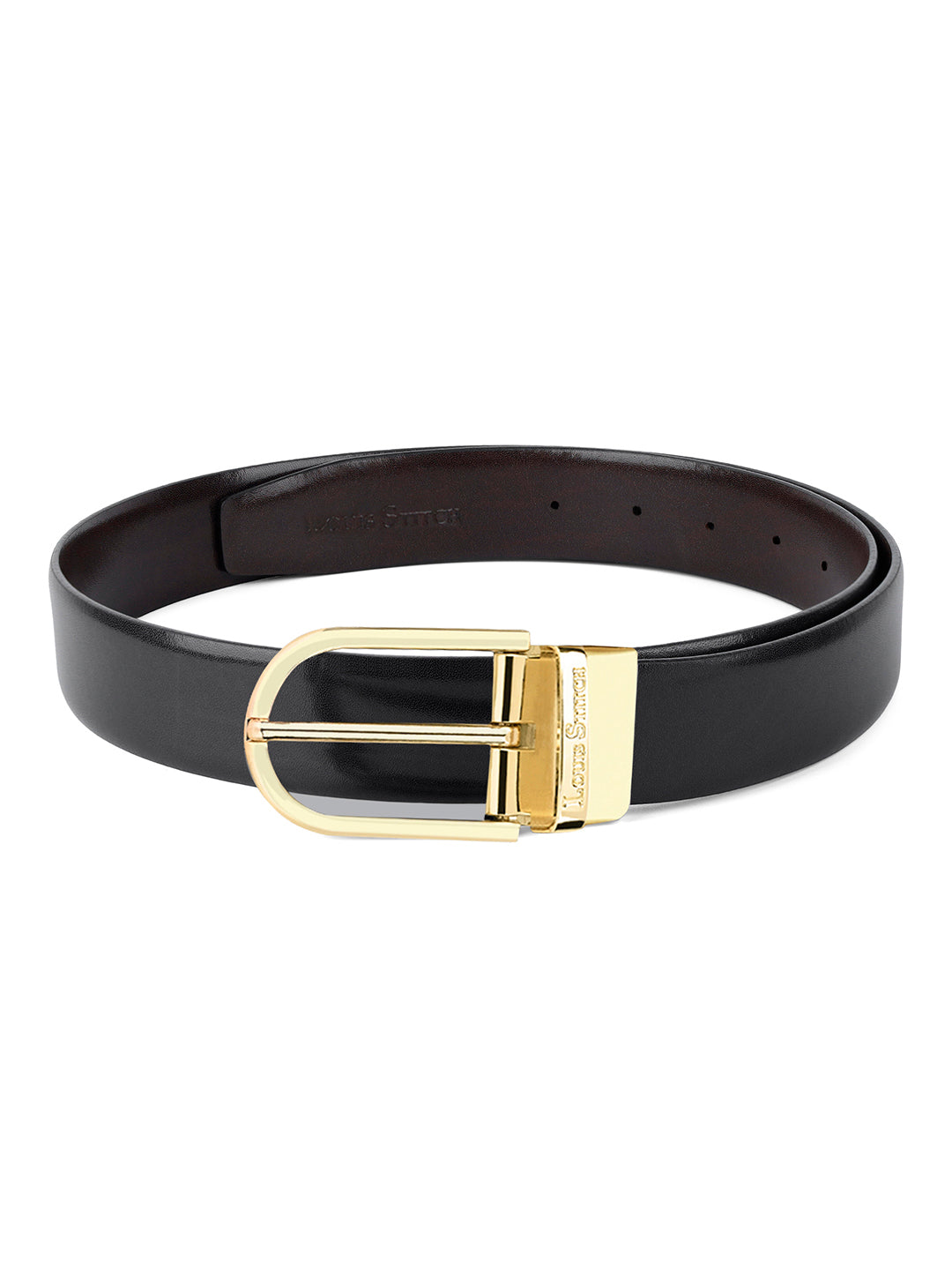 Handcrafted Spanish Leather Reversible Belt For Men