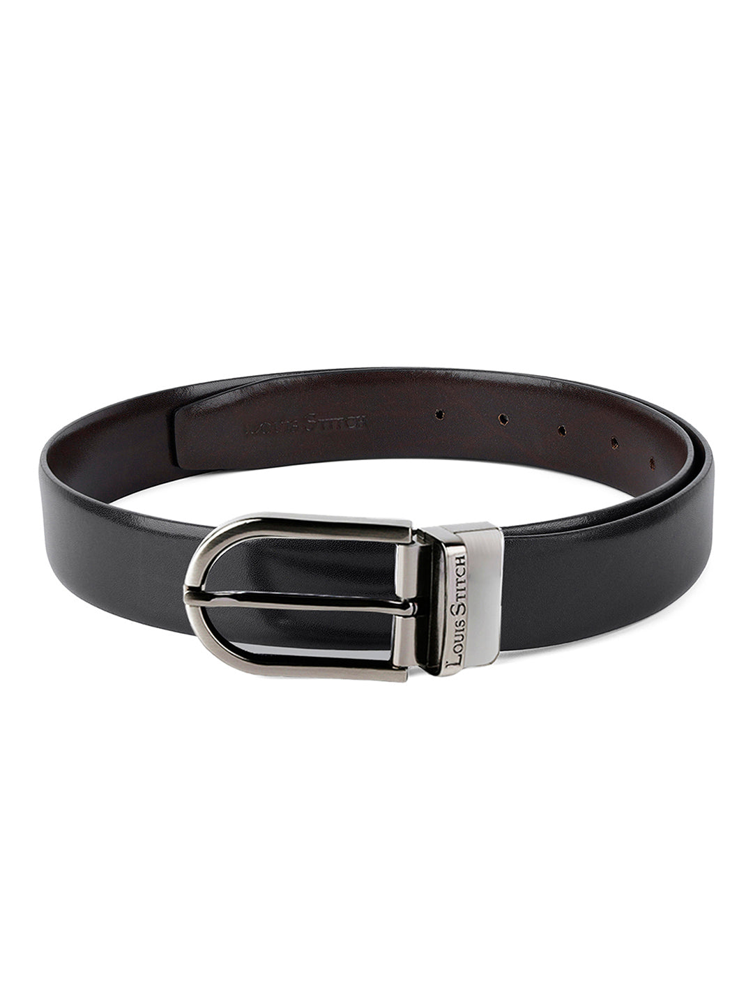 Handcrafted Spanish Leather Reversible Belt For Men