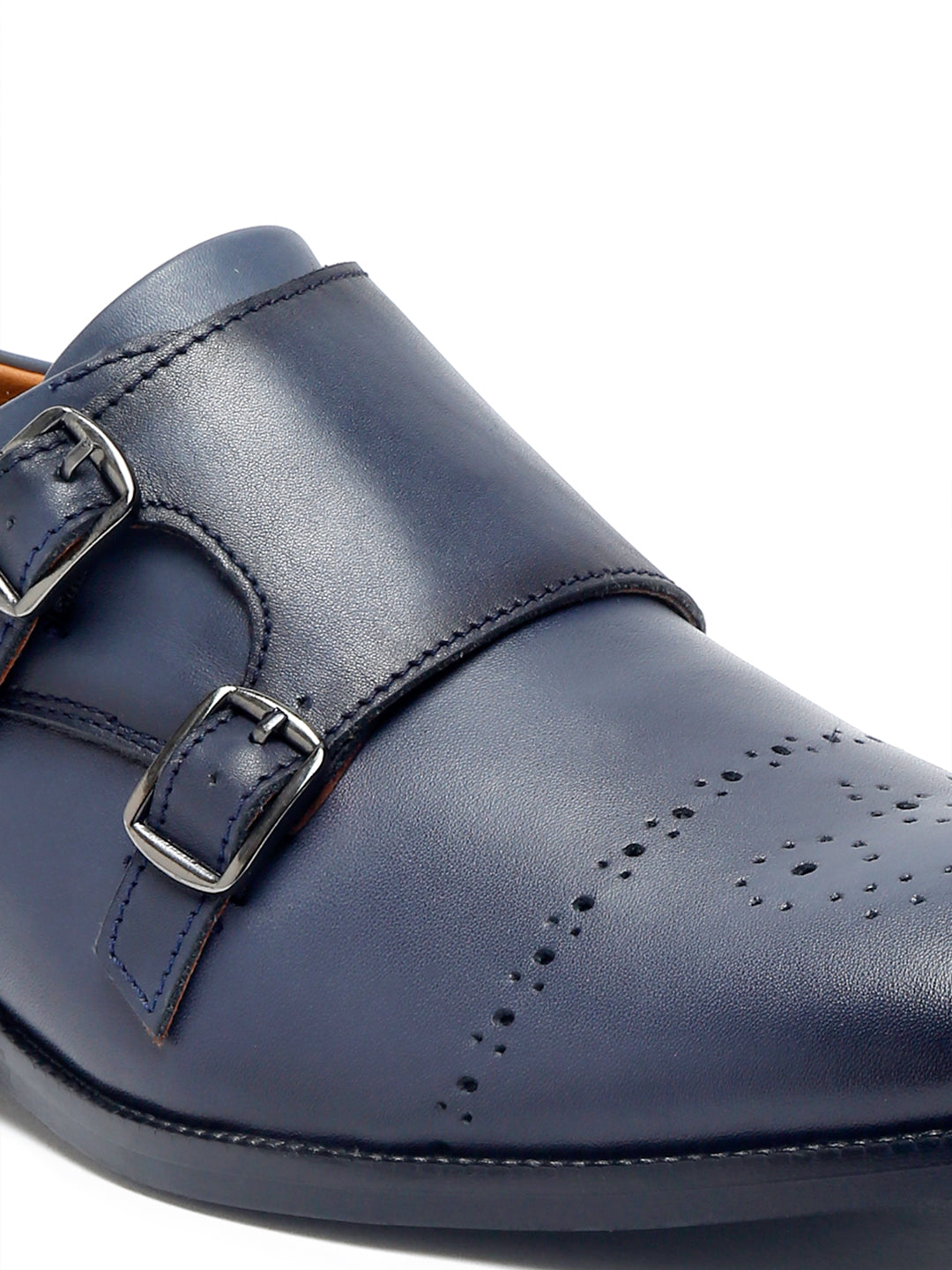 Handmade Premium Italian Leather Double Monks