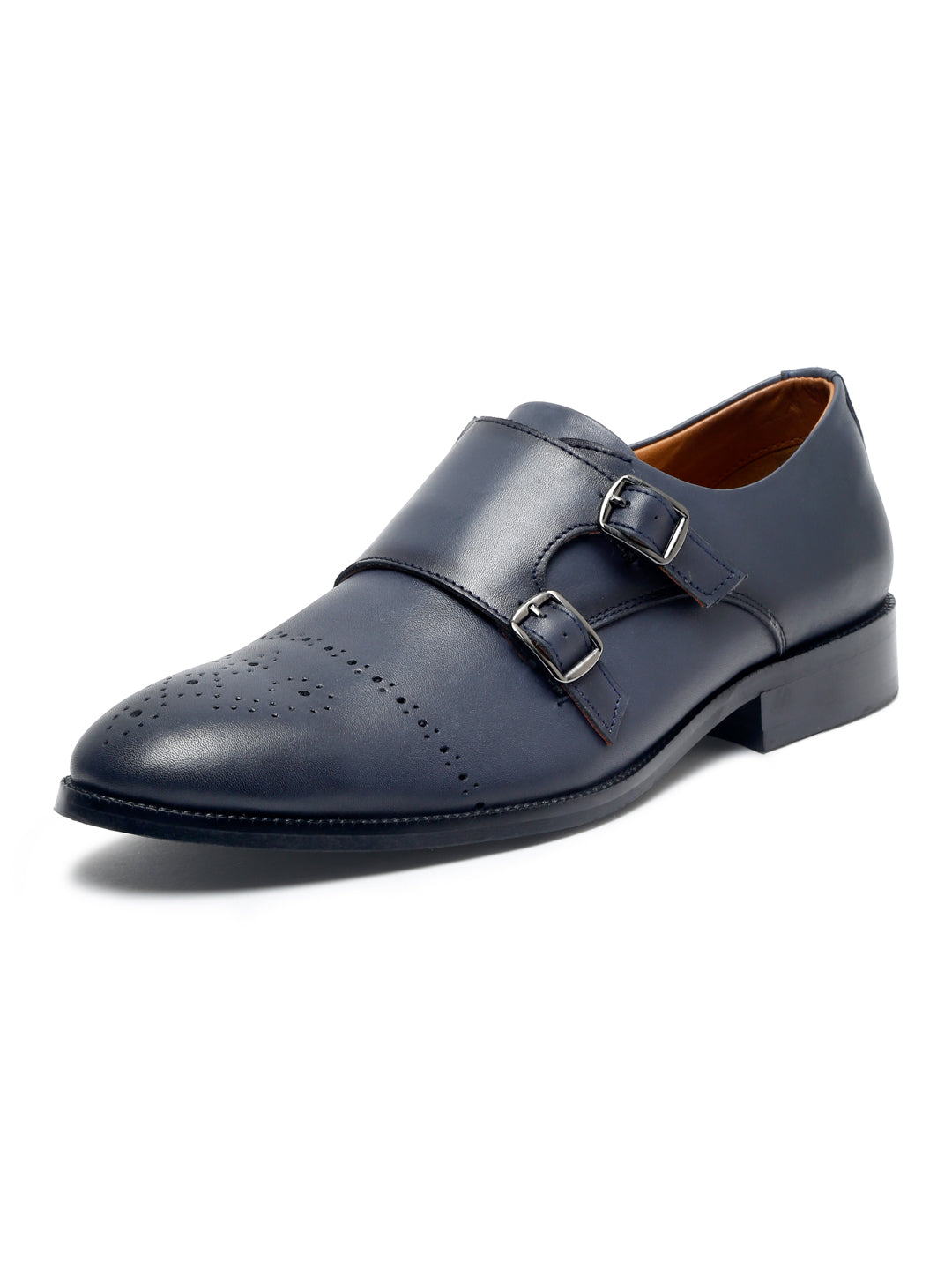 Handmade Premium Italian Leather Double Monks