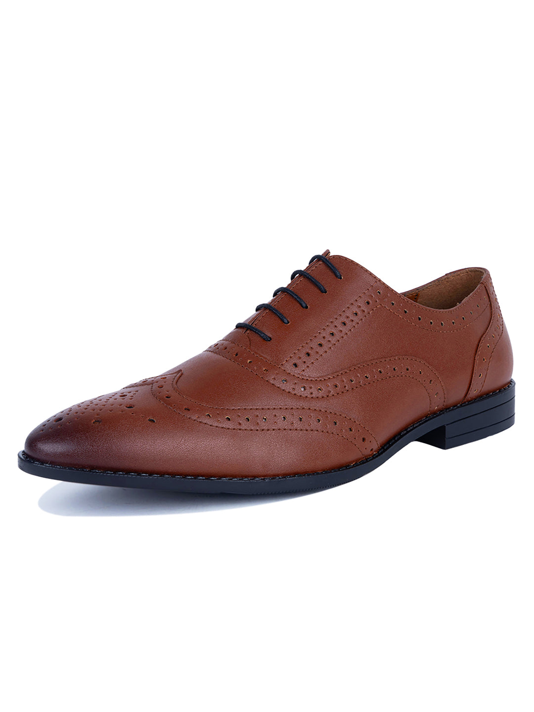 Men's Wingtip Brogue Style Comfortable Formal Lace Up Shoes