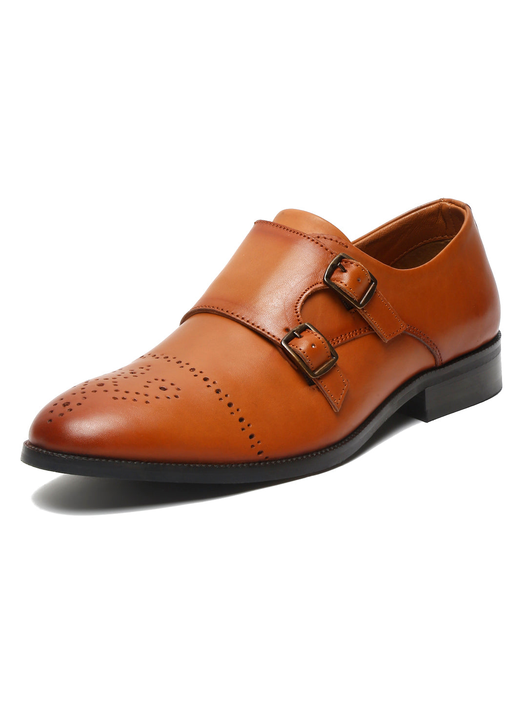 Handmade Premium Italian Leather Double Monks