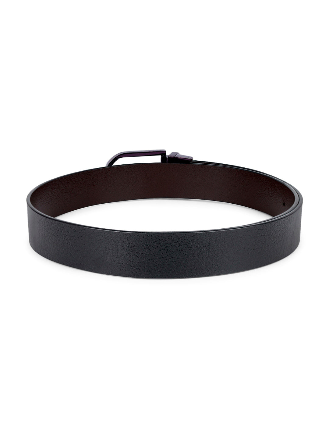 Men's Black & Brown Formal Italian Leather Reversible Belt For Men