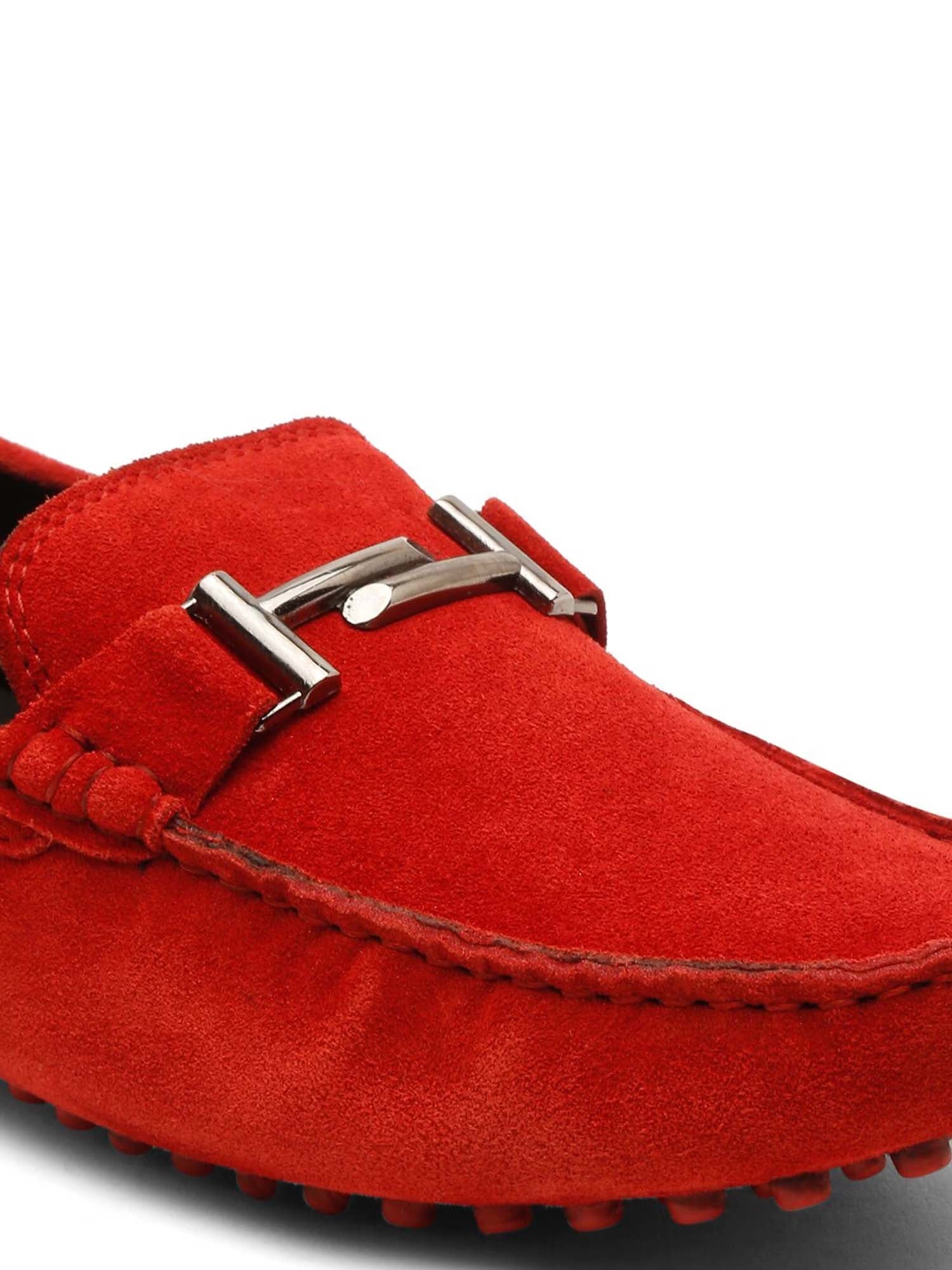 Handmade Italian Suede Leather Penny Loafers