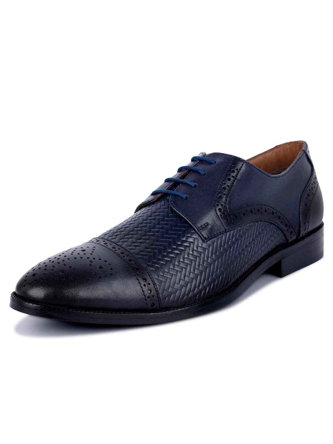 Handmade Premium Italian Leather Weaved Oxfords