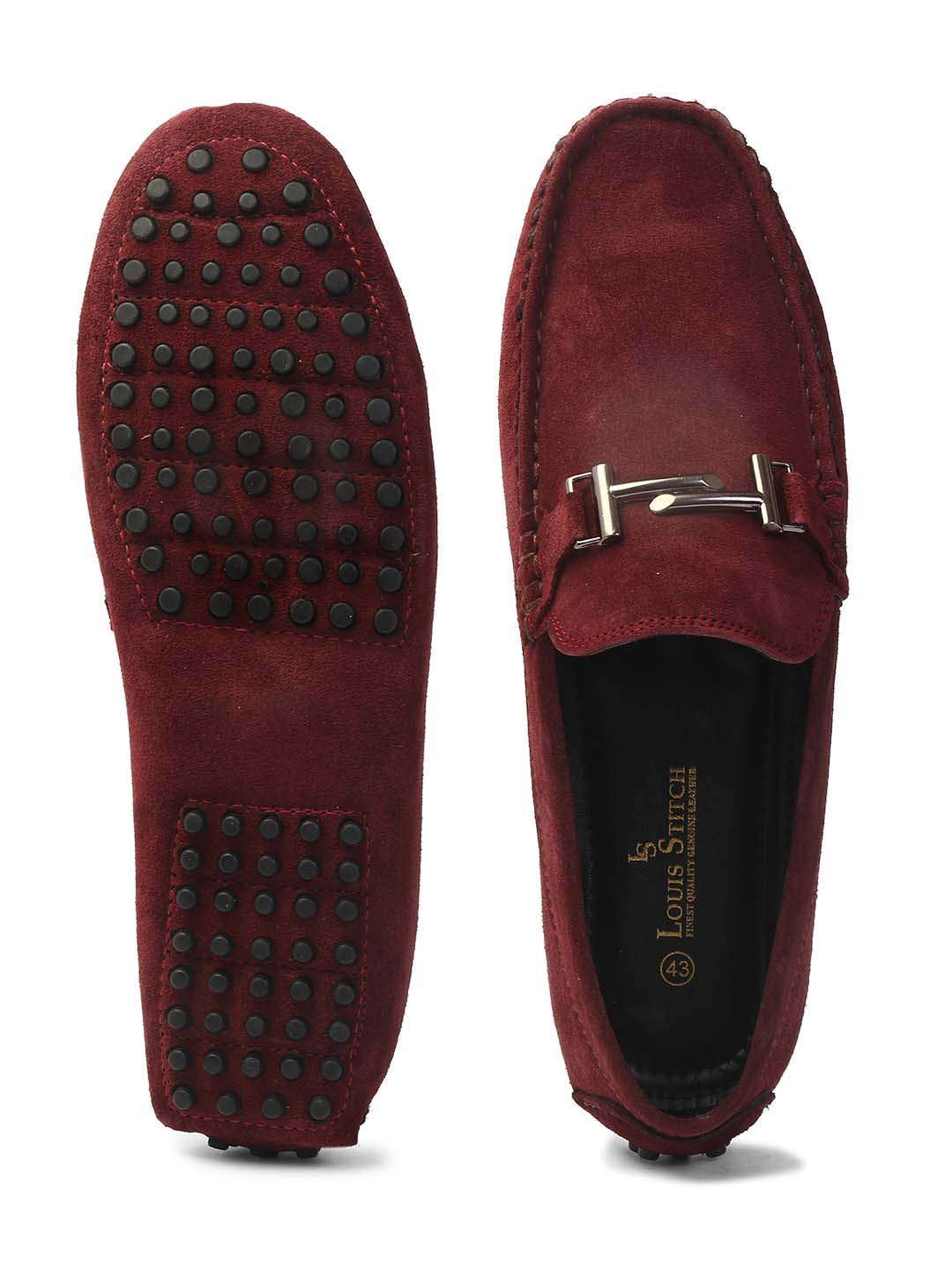 Handmade Italian Suede Leather Penny Loafers