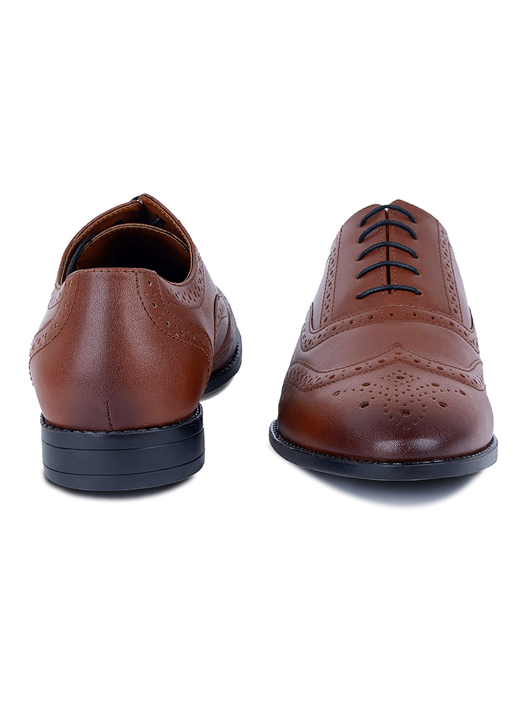 Men's Wingtip Brogue Style Comfortable Formal Lace Up Shoes