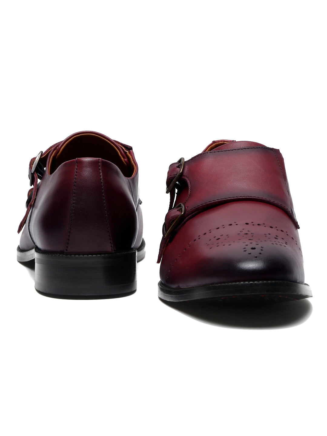 Handmade Premium Italian Leather Double Monks