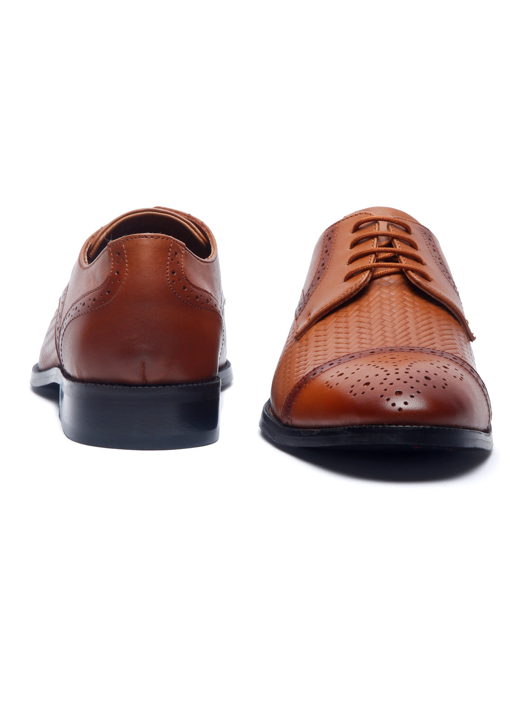 Handmade Premium Italian Leather Weaved Oxfords