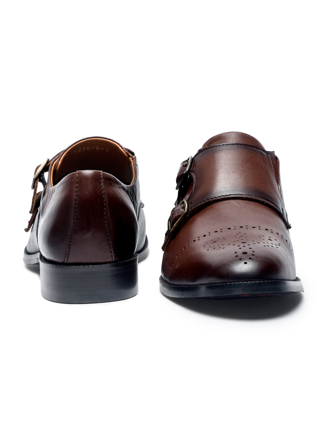 Handmade Premium Italian Leather Double Monks