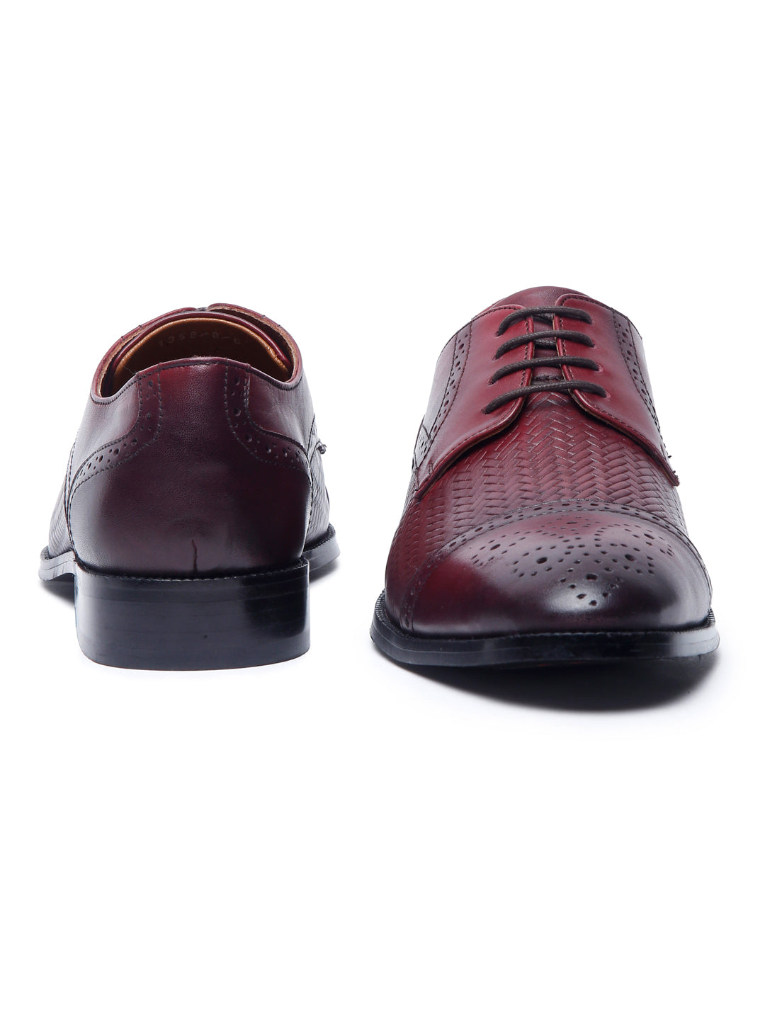 Handmade Premium Italian Leather Weaved Oxfords