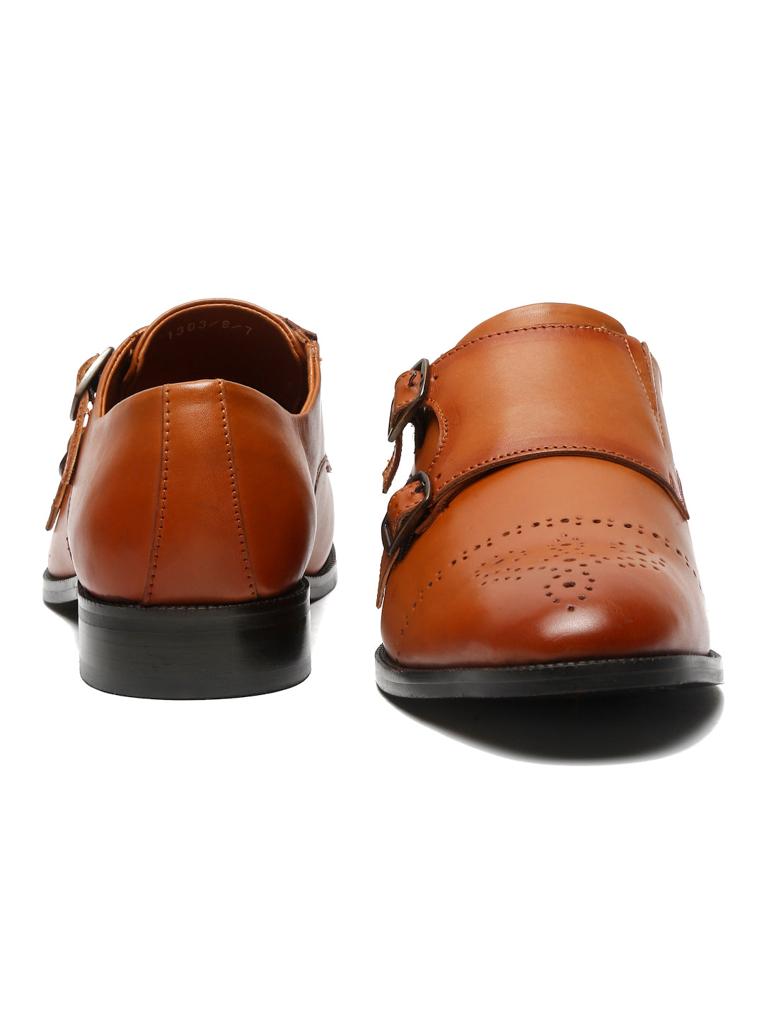 Handmade Premium Italian Leather Double Monks