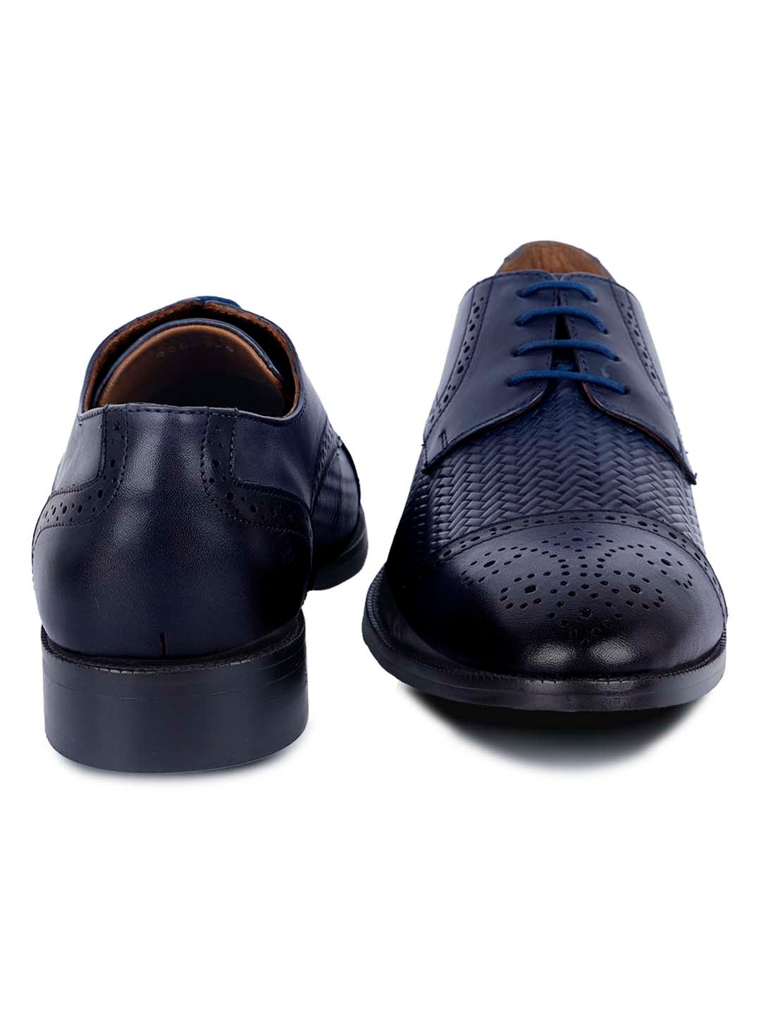 Handmade Premium Italian Leather Weaved Oxfords