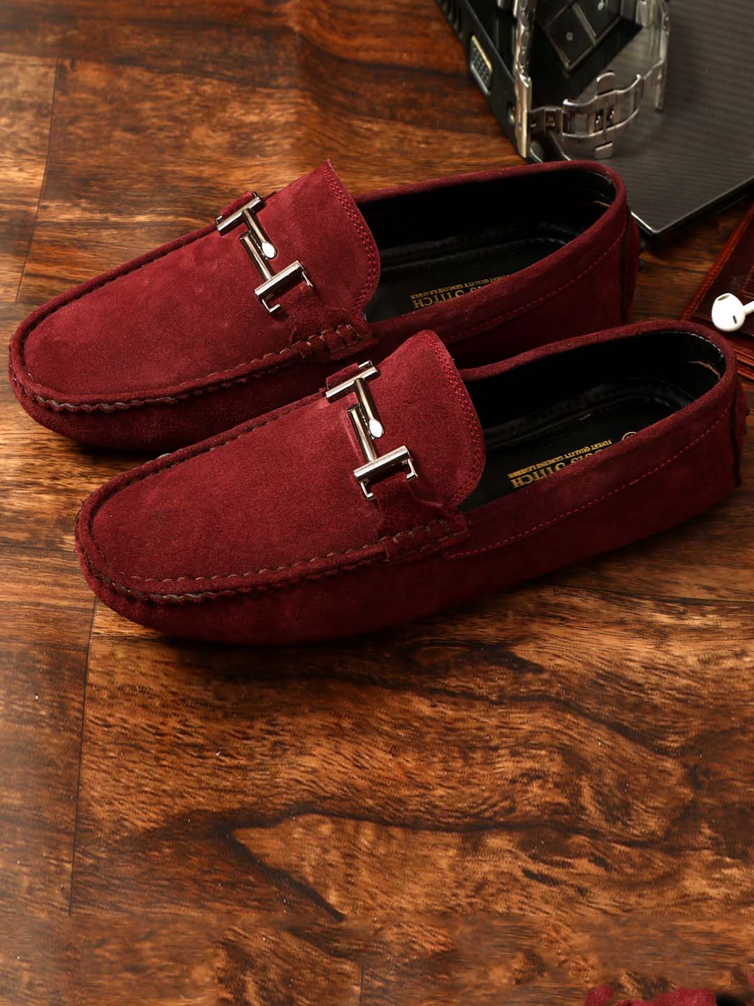 Handmade Italian Suede Leather Penny Loafers