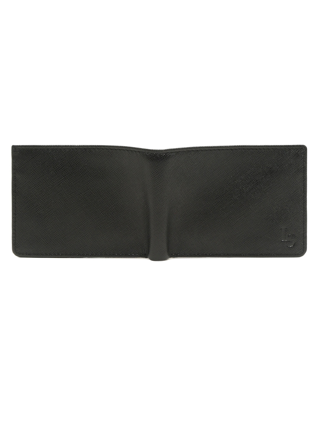 Jet Black Italian Saffiano Leather Wallet