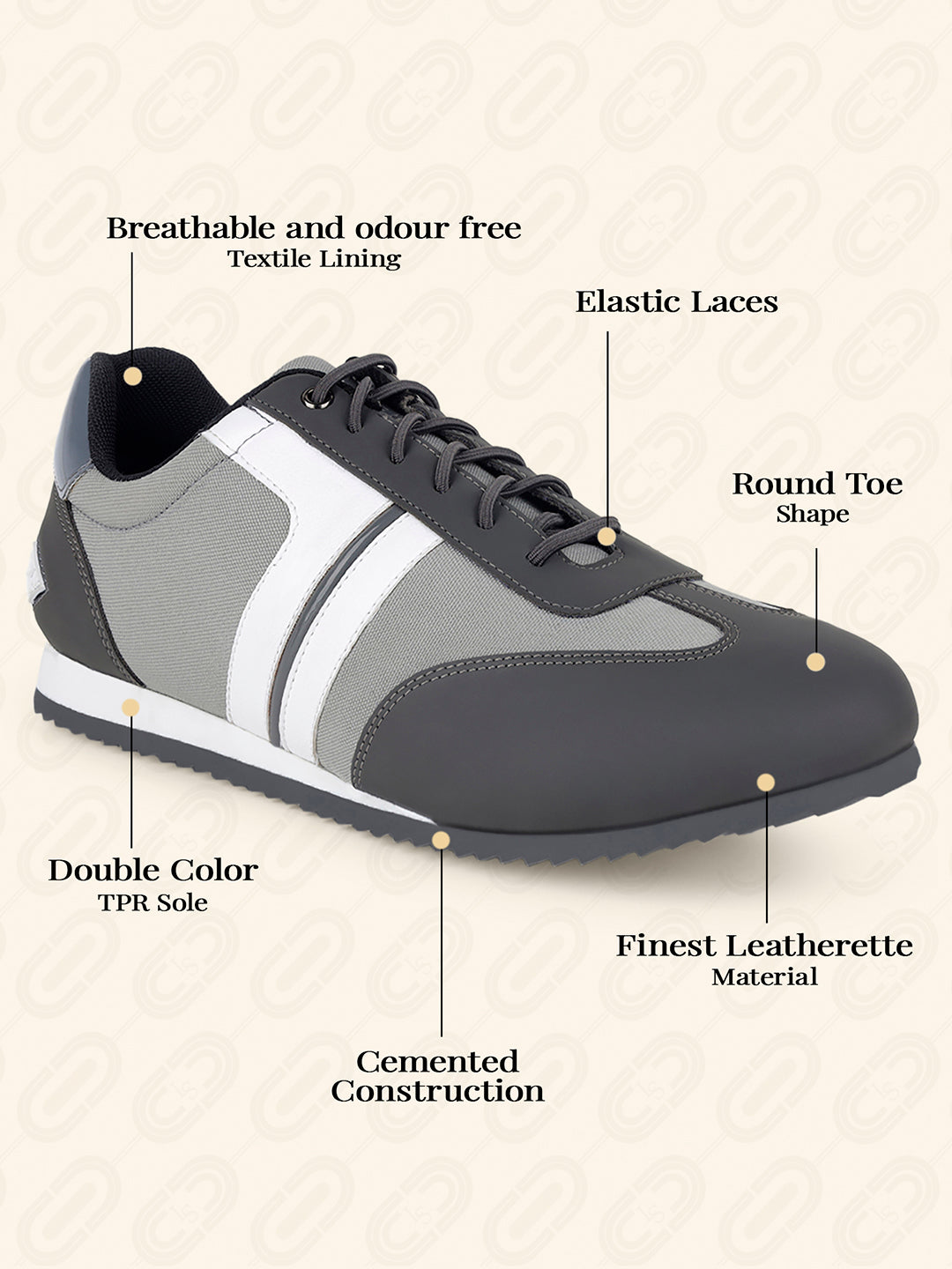 Grey Sneakers For Men