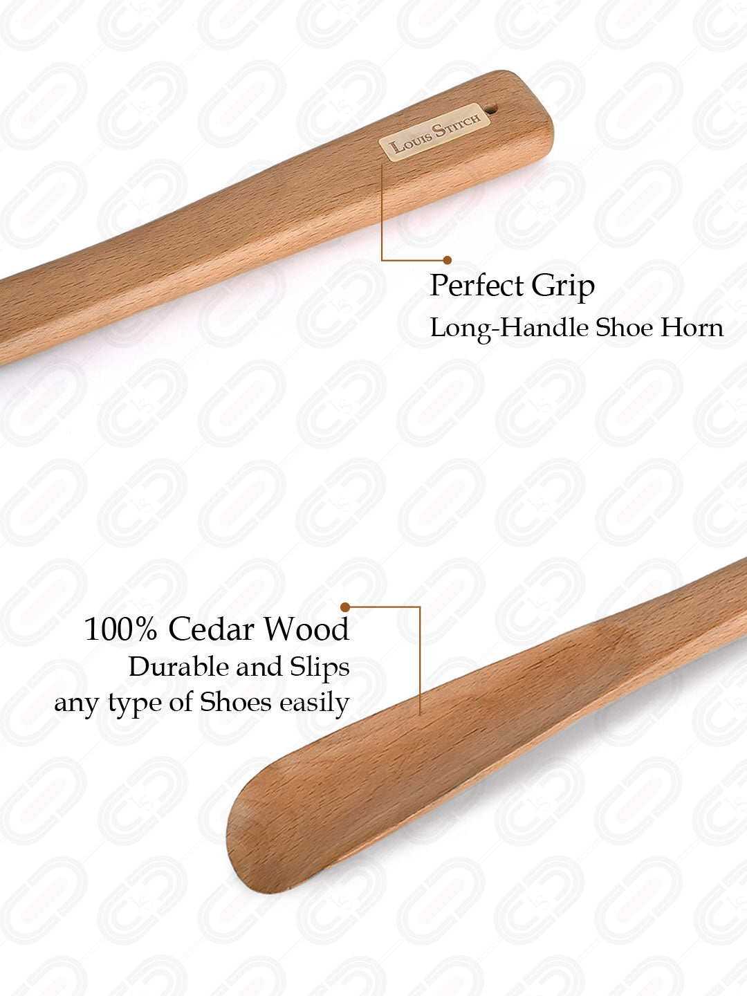 Premium Cedar Wooden Shoe Horn