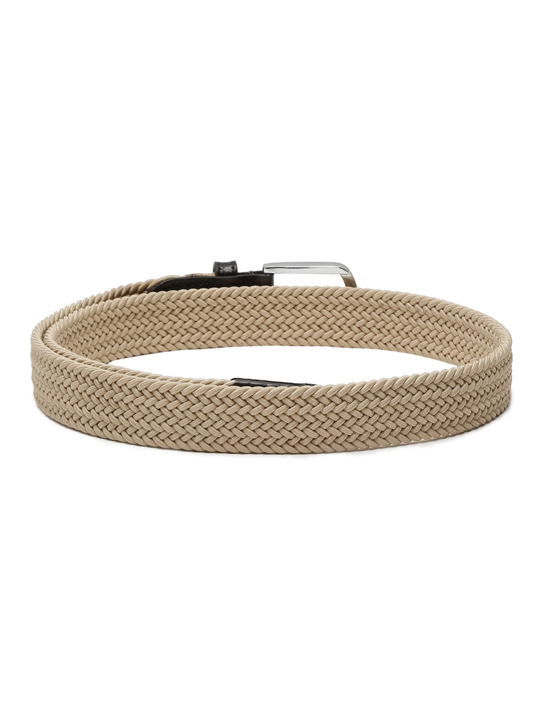 LOUIS STITCH Men's Braided Elastic Stretch Belt