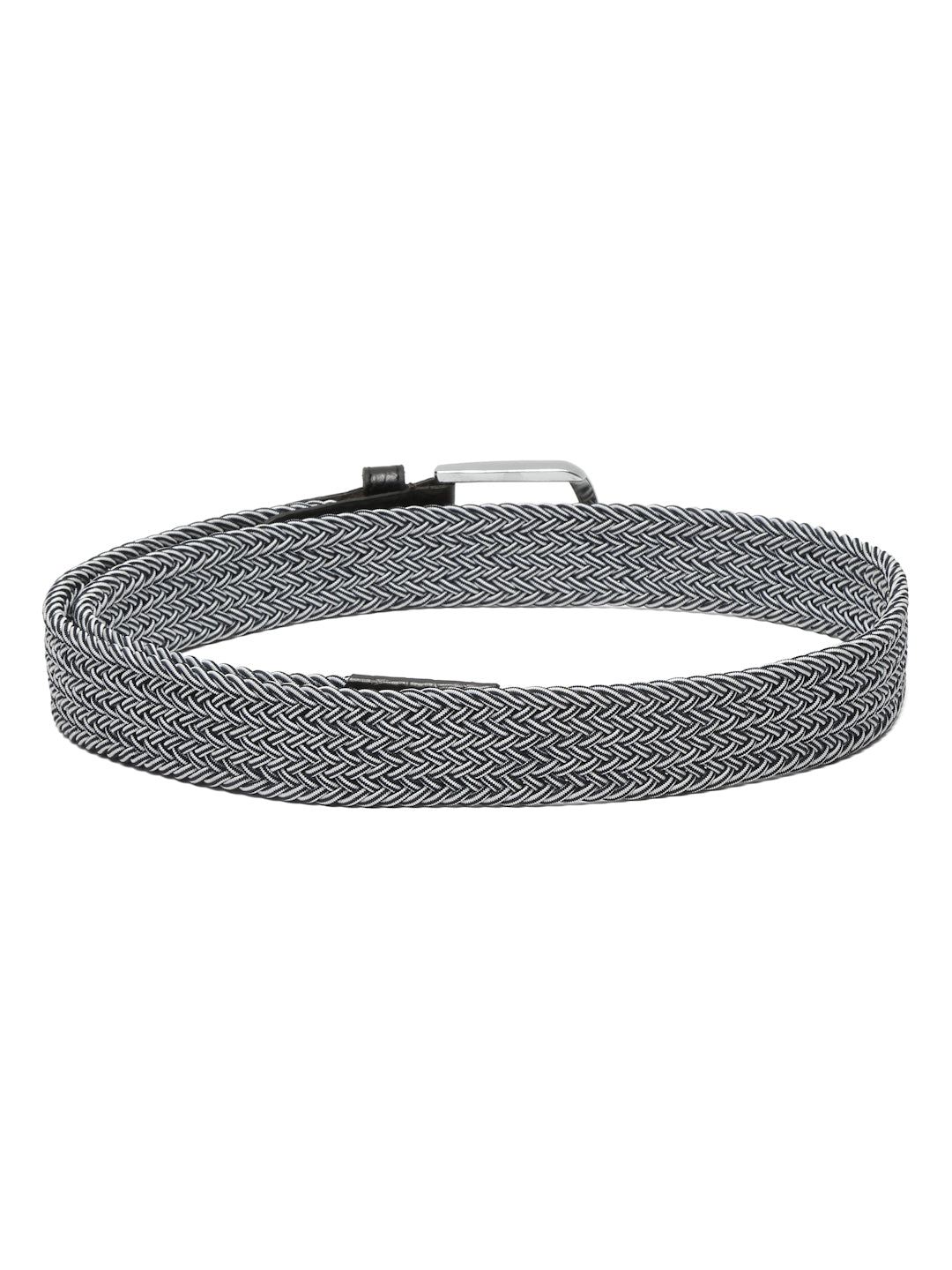 LOUIS STITCH Men's Braided Elastic Stretch Belt