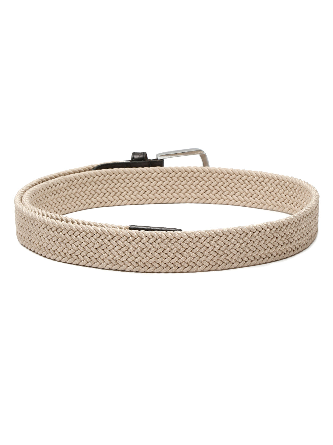 LOUIS STITCH Men's Braided Elastic Stretch Belt