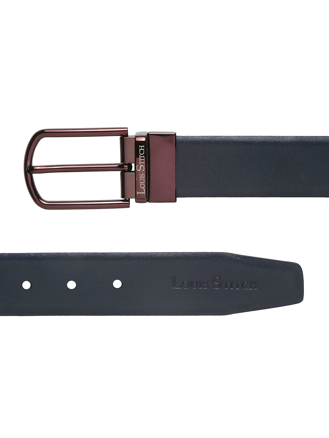 Handcrafted Spanish Leather Reversible Belt For Men