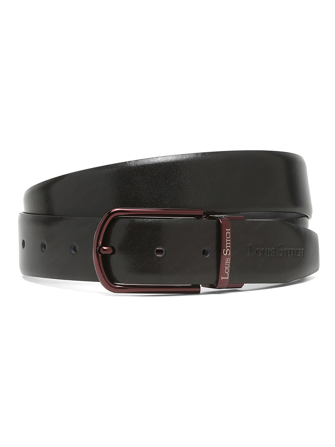 Handcrafted Spanish Leather Reversible Belt For Men