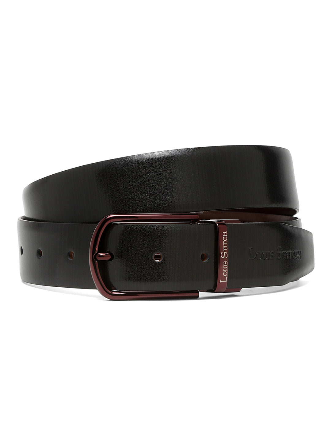 Handcrafted Spanish Leather Reversible Belt For Men